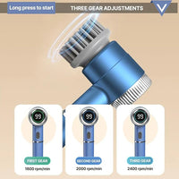 5-in-1 Electric Cleaning Brush | Cordless Rechargeable Spin Scrubber for Bathroom, Kitchen & Home Cleaning | UAE