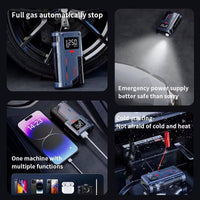 Portable Car Jump Starter with Digital Display | 3-in-1 Battery Booster, Air Compressor & Power Bank | Emergency Car Starter UAE
